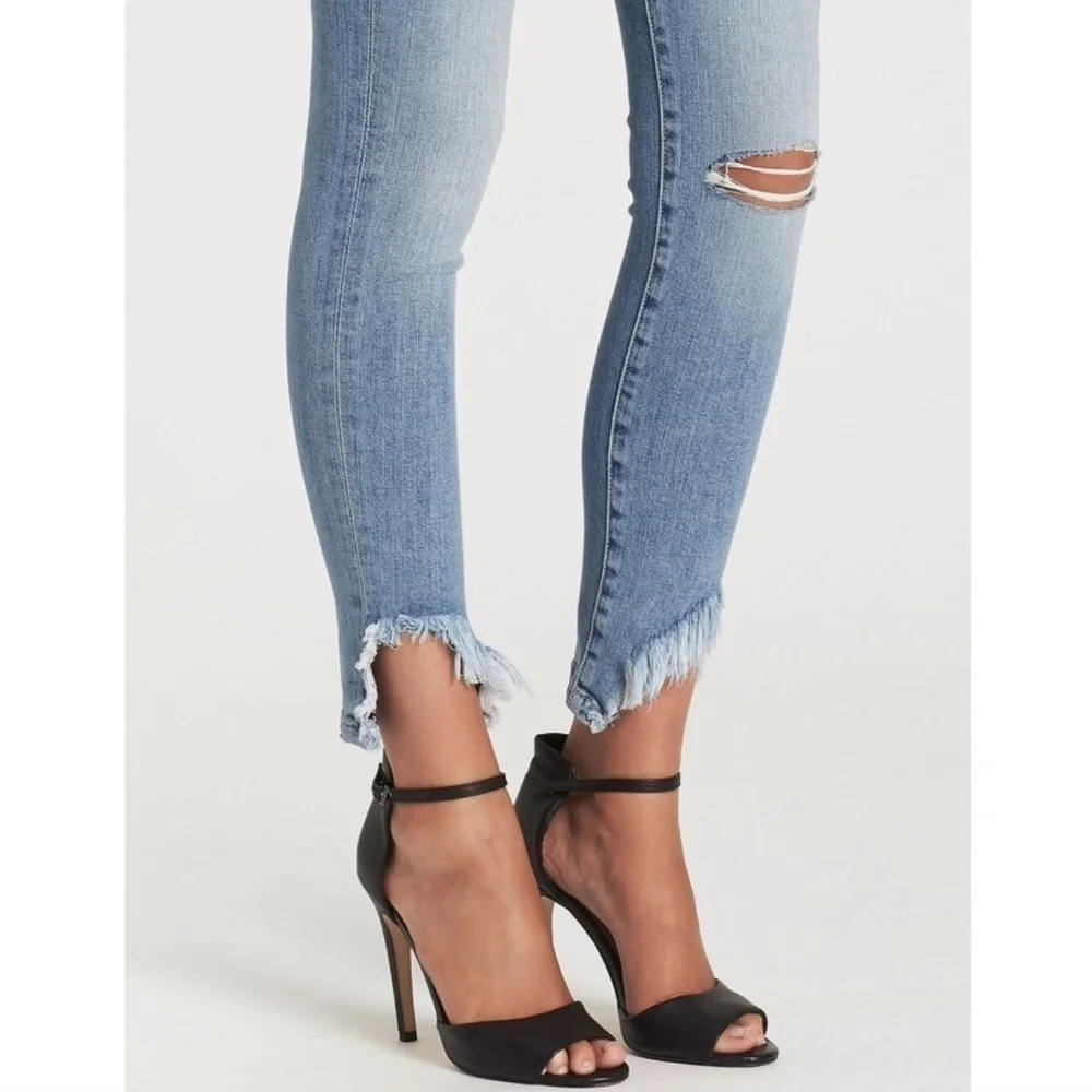 Frame DENIM Le Skinny De Jeanne Side Fray in Scampi  - 24 - Picture 4 of 14